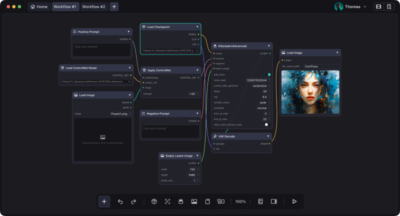 ComflowySpace ComfyUI