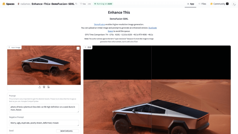 DemoFusion Hugging Face
