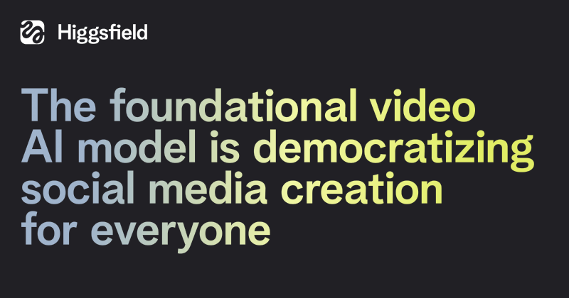 AI Higgsfield AI 800 AI 