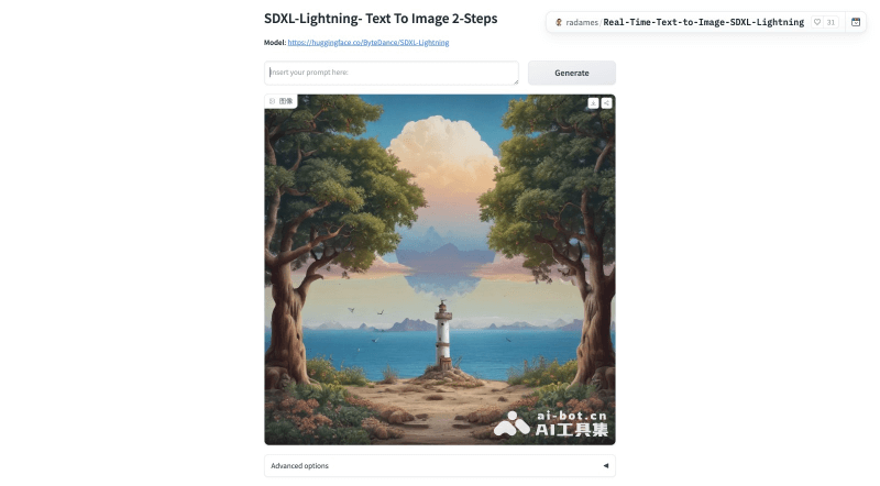 SDXL-Lightning - 字节跳动推出的文本到图像生成模型