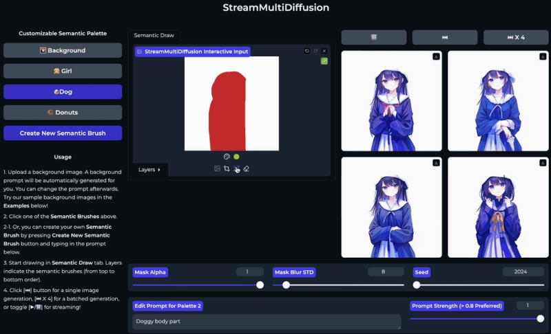 StreamMultiDiffusion